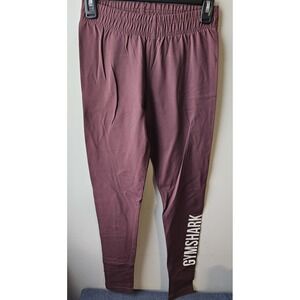 Gymshark Women's Core Leggings Sz Small Winter Berry Elastic Waist Workout